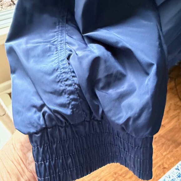 Men's Nike Navy Blue Windbreaker, Size 2XLT, Long Sleeve, Gently Used - Picture 2 of 6